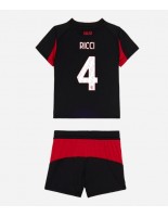 AC Milan Samuele Ricci #4 Kotipaita Lasten 2025-26 Lyhythihainen (+ shortsit)